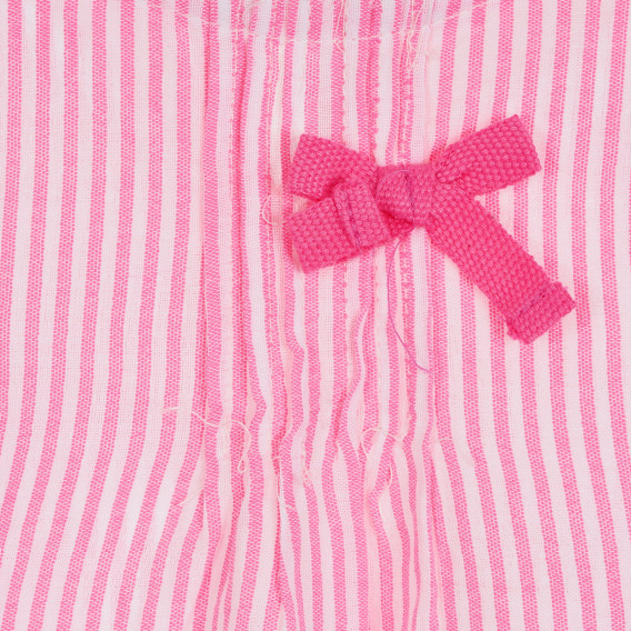 Body în dungi roz pentru bebeluși Cool club 270592 2