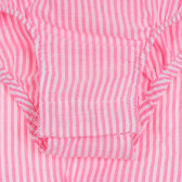 Body în dungi roz pentru bebeluși Cool club 270593 3