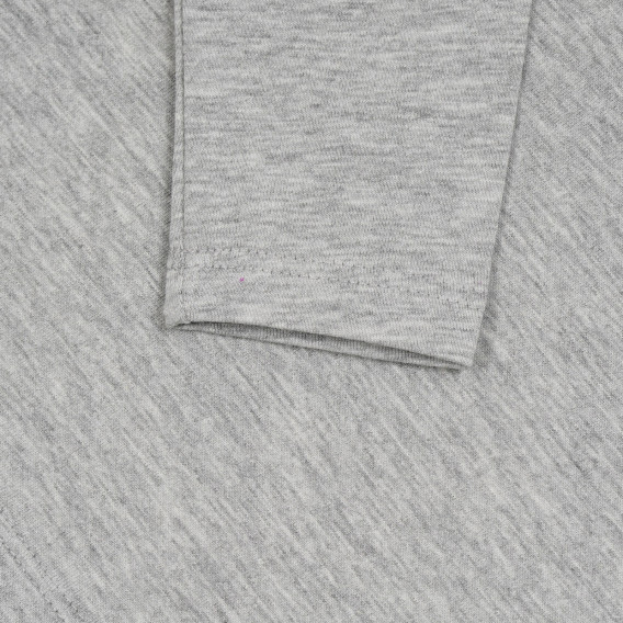 Bluză din bumbac cu mâneci lungi și imprimeu de semafor pentru bebeluși, gri Cool club 270682 3