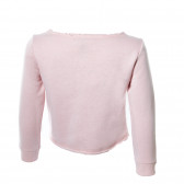 Bluză cu litere colorate de culoare roz pentru fete Benetton 27107 2