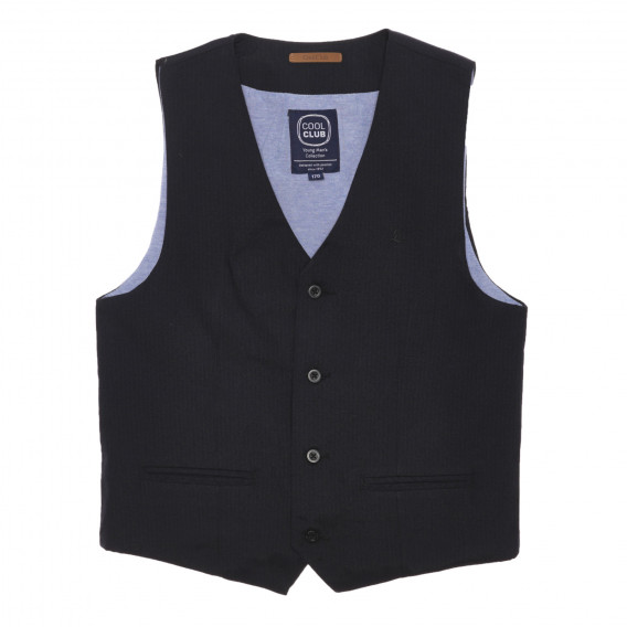 Set formal de vestă și pantaloni, negru Cool club 271123 2