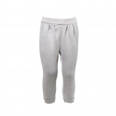Pantaloni sport albi pentru fete Benetton 27142 