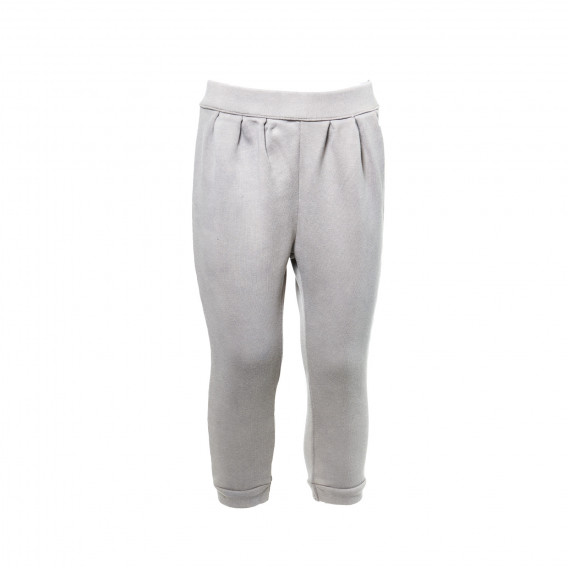 Pantaloni sport albi pentru fete Benetton 27142 
