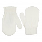 Set de două perechi de mănuși pentru bebeluși în alb și roz Cool club 271618 2