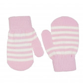 Set de două perechi de mănuși pentru bebeluși în alb și roz Cool club 271619 4