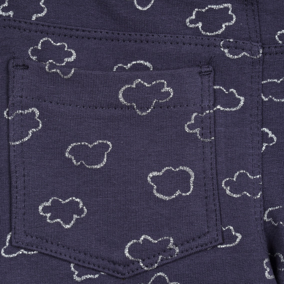 Pantaloni ajustați cu imprimeu de norișori pentru bebeluși Cool club 271968 3