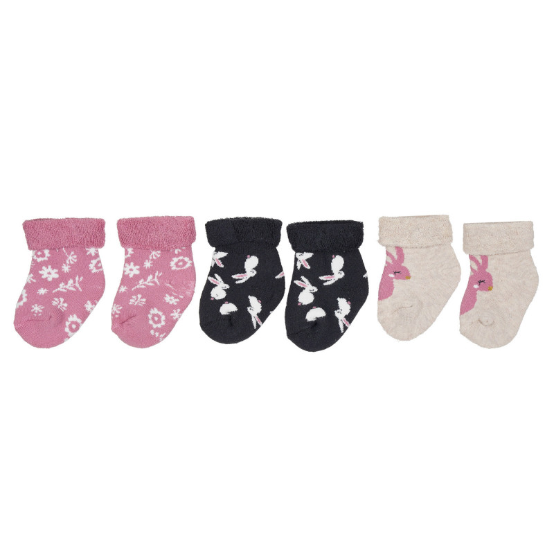 Set de cinci perechi de șosete pentru bebeluși, multicolore  272272