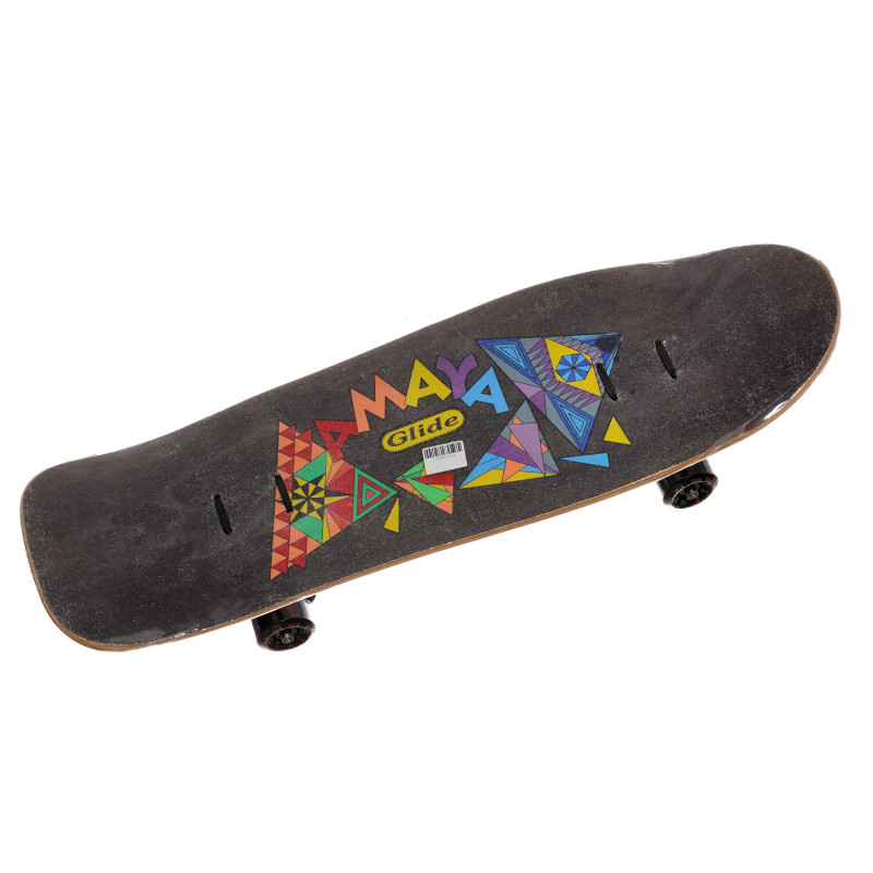 Skateboard Vintage 90/96 - alunecare, culoare grafit  272508