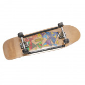 Skateboard Vintage 90/96 - alunecare, culoare bej Amaya 272521 4