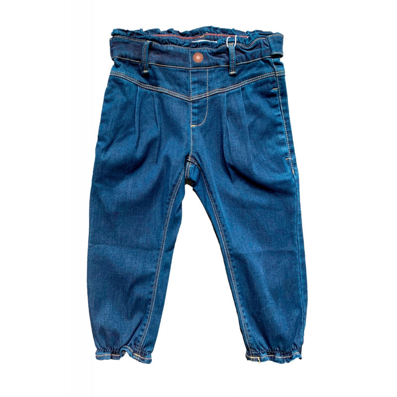 Jeans cu volane, albaștri  272635