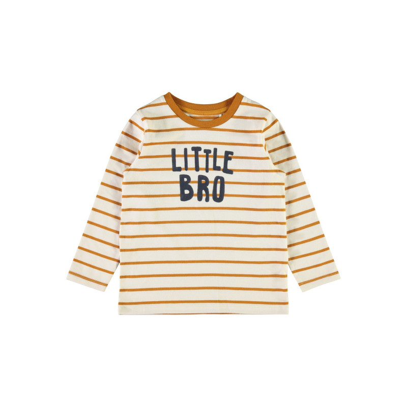 Bluză cu mâneci lungi din bumbac organic Little Bro, multicolor  272846