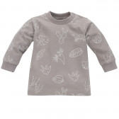 Bluză din bumbac cu mâneci lungi pentru bebeluși, maro Pinokio 272976 