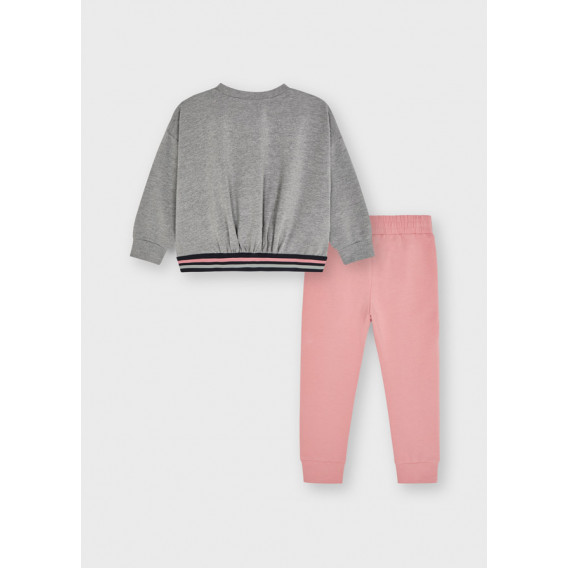 Set de hanorac și pantaloni, roz și gri Mayoral 273026 2