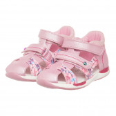 Sandale cu imprimeu floral, roz Cool club 273124 