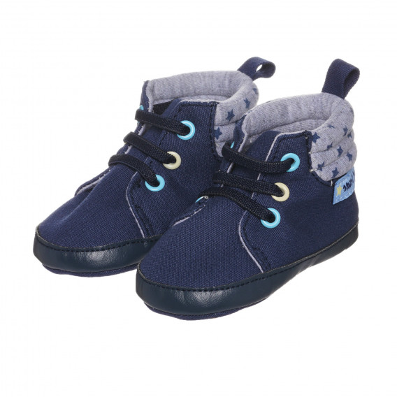 Pantofi albaștri cu imprimeu steluțe pentru băieței Cool club 273711 4