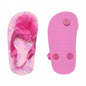 Sandale de la picior cu floare, roz Cool club 273766 3