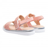 Sandale cu găuri decorative, roz Star 274383 2
