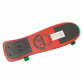Skateboard, c-480, roșu cu detalii verzi Amaya 274448 