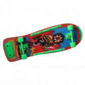 Skateboard, c-480, roșu cu detalii verzi Amaya 274449 2