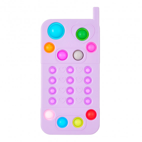 Pop it, telefon violet, jucărie anti-stres Zi 274798 