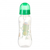 Sticlă din polipropilenă pentru bebeluși de peste 0 luni, Baby Care, model de broască, 250 ml.  Lorelli 274865 2