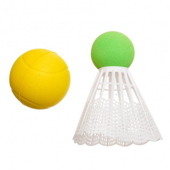 Plasă de badminton și tenis cu 2 rachete King Sport 274921 4