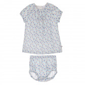 Set din două părți: rochie și chiloți pentru bebeluș pentru fetiță multicoloră Chicco 274987 