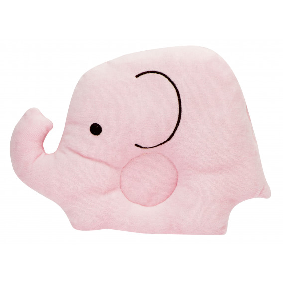 Pernă pentru bebeluși - elefant, roz Ikonka 275279 