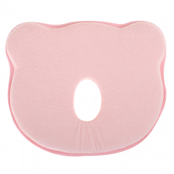 Pernă pentru bebeluși - ursuleț de pluș, roz Ikonka 275284 