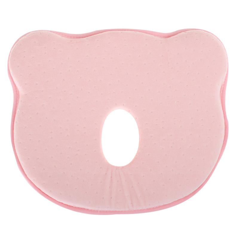 Pernă pentru bebeluși - ursuleț de pluș, roz  275284