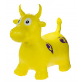 Jucărie pentru călărit, vacă galbenă Ikonka 275473 