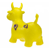 Jucărie pentru călărit, vacă galbenă Ikonka 275475 3