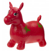 Jucărie de călărit, cal roșu Ikonka 275478 