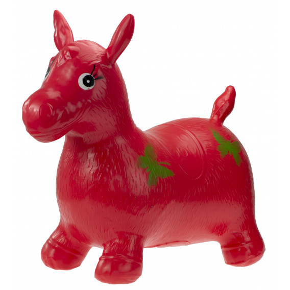 Jucărie de călărit, cal roșu Ikonka 275478 