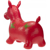 Jucărie de călărit, cal roșu Ikonka 275480 3