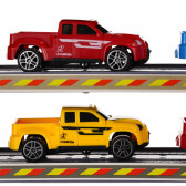 Autotransportator roșu de 39 cm cu 6 mașini Dino Toys 275816 6