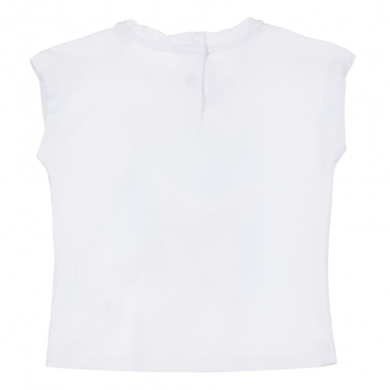 Bluză Chicco albă din bumbac pentru fetiță Chicco 276290 4