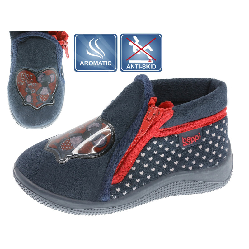 Papuci pentru bebeluși parfumați, bleumarin  276558