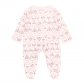 Salopetă din bumbac pentru bebeluși, de culoare roz Boboli 276645 
