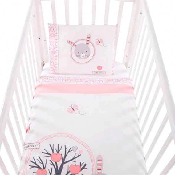 Set de dormit pentru bebeluși Pink Bunny, 6 părți Kikkaboo 276959 3