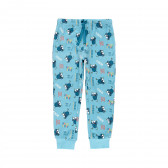 Pijamale din bumbac din două piese, albastru Boboli 277956 4