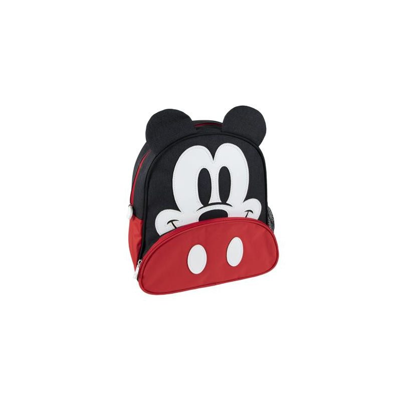 Rucsac cu aplicație Mickey Mouse pentru băieți, negru  278041
