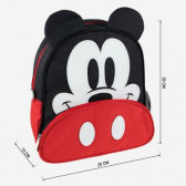 Rucsac cu aplicație Mickey Mouse pentru băieți, negru Mickey Mouse 278043 3