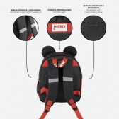 Rucsac cu aplicație Mickey Mouse pentru băieți, negru Mickey Mouse 278046 6