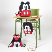 Rucsac cu aplicație Mickey Mouse pentru băieți, negru Mickey Mouse 278047 7