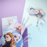 Rucsac cu Elsa și Anna din Frozen Kingdom pentru fete, albastru Frozen 278084 8
