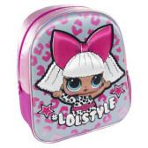 Rucsac LOL pentru fete, roz LOL 278108 
