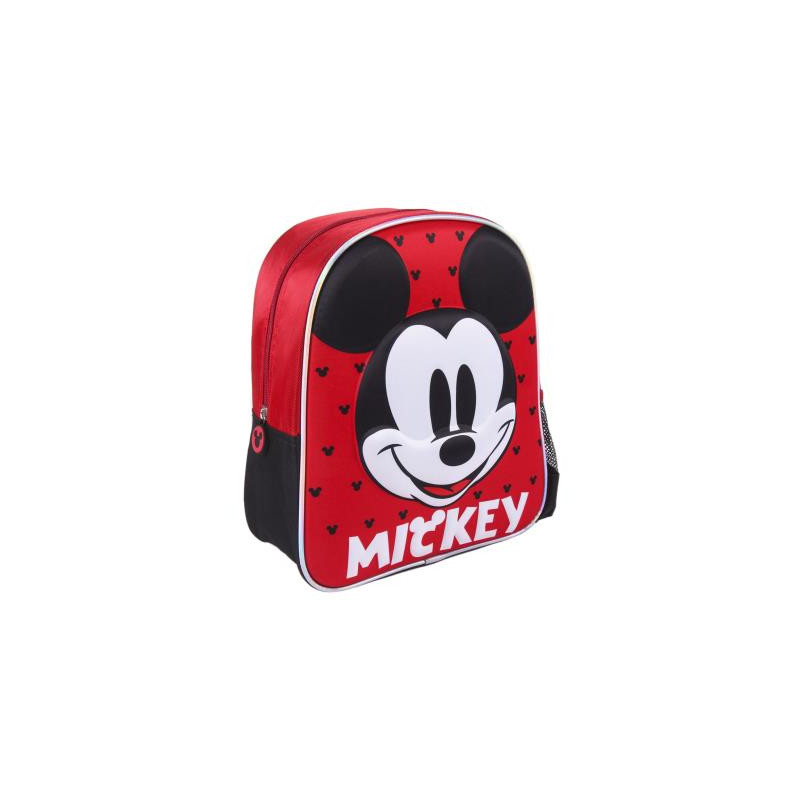Rucsac cu imprimeu 3D Mickey Mouse pentru băiat, roșu  278120