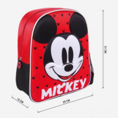 Rucsac cu imprimeu 3D Mickey Mouse pentru băiat, roșu Mickey Mouse 278122 3