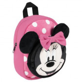 Rucsac de pluș Minnie Mouse pentru fete, roz Minnie Mouse 278152 